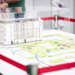 makieta bloku mieszkalnego